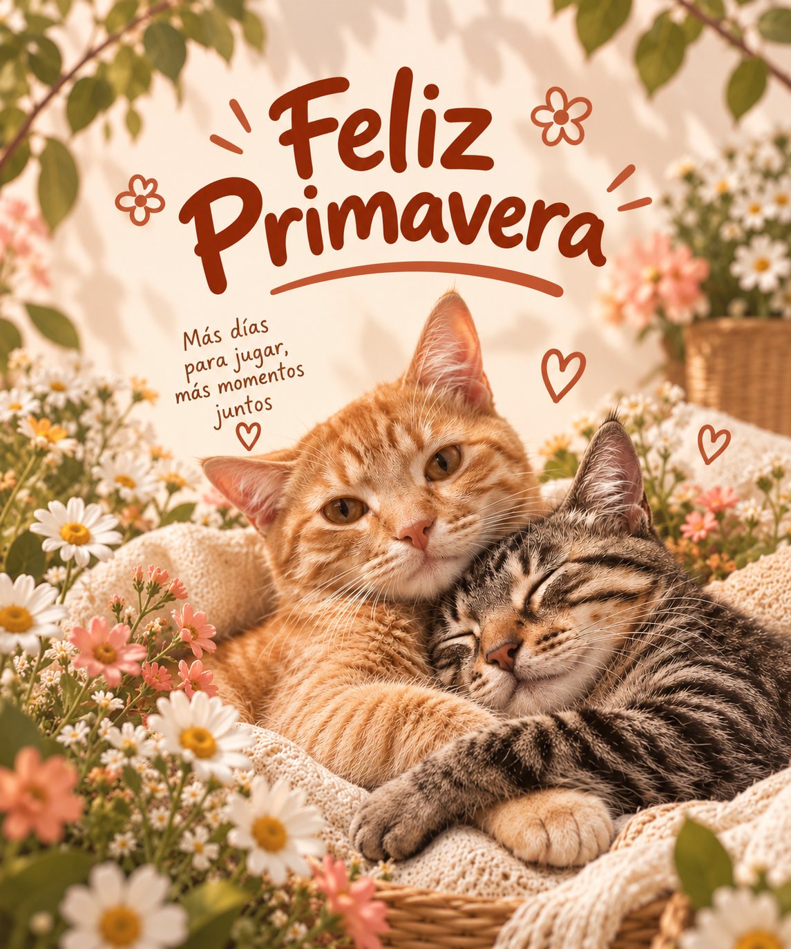 Feliz Primavera — Más días para jugar, más momentos juntos