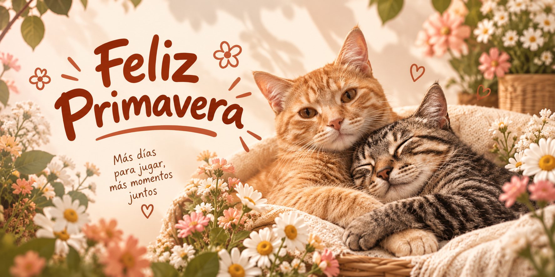 Feliz Primavera — Más días para jugar, más momentos juntos